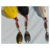 Mixed Lot of 4 - Mepps Musky Killer Spinners