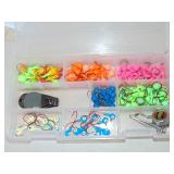 Mixed Lot of Assorted Jigs in Storage Tray
