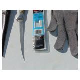 Mixed Lot of Filet Knives and Cleaning Glove
