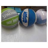 3 Sports Balls...