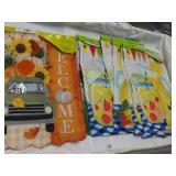 12 Welcome Flags 11.5 x 18"...