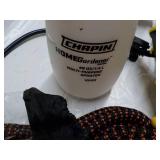 Garden Hose, Sprayer, and Gloves...