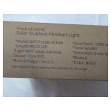Solar Outdoor Pendants...