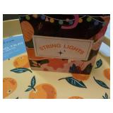 Serving Tray and String Lights...