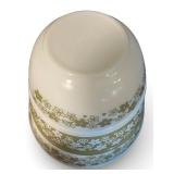 Set of 3 Vintage Pyrex Spring Blossom Mixing Bowls