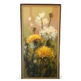 Rose Edin Framed Floral Oil Painting