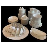 Large Sango Larchmont Japan Fine China Dinnerware Set with Cups and Serving Pieces