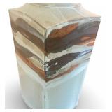 Handcrafted Ceramic Table Lamp with Earth Tone Glaze