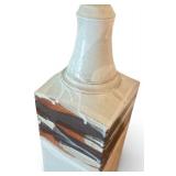 Handcrafted Ceramic Table Lamp with Earth Tone Glaze