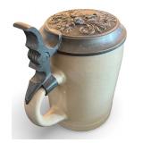 Vintage Frankenbrau Bamberg Lidded Beer Stein