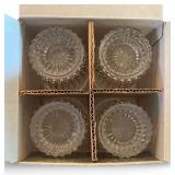 Fostoria Heritage Collection Lead Crystal Double Old Fashioned Glasses - 3 Sets of 4