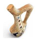 Garnier Egyptian Revival Pottery Decanter