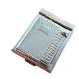 Vintage Mid Century Pocket-Sized Rolodex - Gold Tone Metal Case