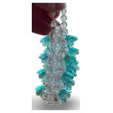 Set of 3 Beaded Holiday Figurines - Poodle, Christmas Tree, and Candle