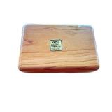 Carved Wooden Keepsake Box with Hummingbird Design