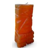 Vintage Handcrafted Orange Tiki Candle