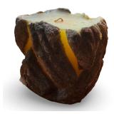 Set of 3 Vintage Hand Crafted Sand Casted Candle Holders