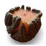 Vintage Hand Crafted Sand Casted Foot and Abstract Candles