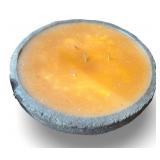 Vintage Hand Crafted Sand Casted Candle and Lotus Sculpture Set