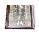 Vintage Hope Burne-Jones Lithograph Print Framed Under Glass