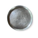 Vintage Hand-Etched Aluminum Serving Trays and Coasters Set