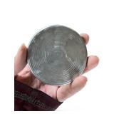 Vintage Hand-Etched Aluminum Serving Trays and Coasters Set