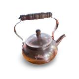Vintage Copper Tea Kettle and Coffee Pot Set