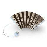 Art Deco Doorbell with Fan Design and Push Button