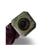 Set of 4 Vintage Brass Candlesticks with Candle Snuffer and Candle Plate