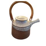 Stoneware Teapot with Matching Tray
