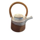Stoneware Teapot with Matching Tray