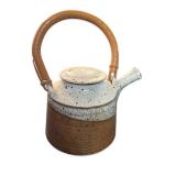 Stoneware Teapot with Matching Tray