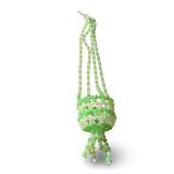 Pair of Vintage Shell and Beaded Hanging Plant Holders