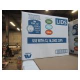 Pallet of NEW Store Overstock and Ecommerce Product - Food Service Cup Lids Pallet of NEW Store Overstock and Ecommerce Product - Food Service Cup Lids