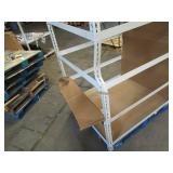 Adjustable White Metal Frame Built to Fit Onto Pallets - Perfect for Projects Adjustable White Metal Frame Built to Fit Onto Pallets - Perfect for Projects