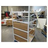 Adjustable White Metal Frame Built to Fit Onto Pallets - Perfect for Projects Adjustable White Metal Frame Built to Fit Onto Pallets - Perfect for Projects