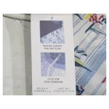 NAUTICA 7 FT STRIPE BEACH UMBRELLA - Sailboat