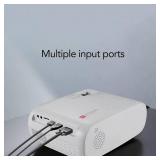 Dartwood Premium 1080P FHD Projector - Portable Home Theater Projector with Built-in Speaker