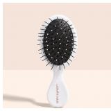 Pair of NEW Lunata Beauty The Mini Wet/Dry Hair Brushes - White and Black