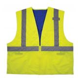 NEW Ergodyne Chill-Its 6668 Hi-Vis Safety Cooling Vest - Type R, Class 2 - LIME - MEDIUM