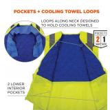 NEW Ergodyne Chill-Its 6668 Hi-Vis Safety Cooling Vest - Type R, Class 2 - LIME - MEDIUM