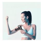 Dartwood Deep Tissue Mini Massage Gun - Quiet and Portable Handheld Massager for Treating Muscle Soreness, Back Pain and Body Ache