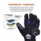 NEW Ergodyne ProFlex 817WP Thermal Waterproof Winter Work Gloves - Reinforced Palms - SMALL