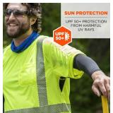 NEW Ergodyne Chill-Its 6690 Cooling Arm Sleeves - Performance Knit (Pair) - BLACK - LARGE