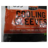 NEW Ergodyne Chill-Its 6690 Cooling Arm Sleeves - Performance Knit (Pair) - BLACK - LARGE