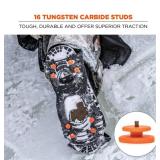 NEW Ergodyne TREX 6300TC Slip-On Ice Cleats - Tungsten Carbide - MEDIUM