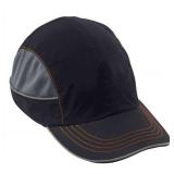 NEW Ergodyne Skullerz 8950 Bump Cap Hat - Black - Long Brim