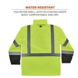 NEW Ergodyne GloWear 8384 Hi-Vis Winter Jacket Quilted Parka - Type R, Class 3 - LIME 2XL