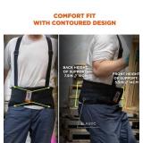 NEW Ergodyne ProFlex 1650 Elastic Back Support Brace - Black , MEDIUM NEW Ergodyne ProFlex 1650 Elastic Back Support Brace - Black , MEDIUM