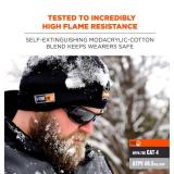 NEW Ergodyne N-Ferno 6820 FR Knit Winter Hat - NFPA 70E, Modacrylic Cotton/Fleece Black/Orange